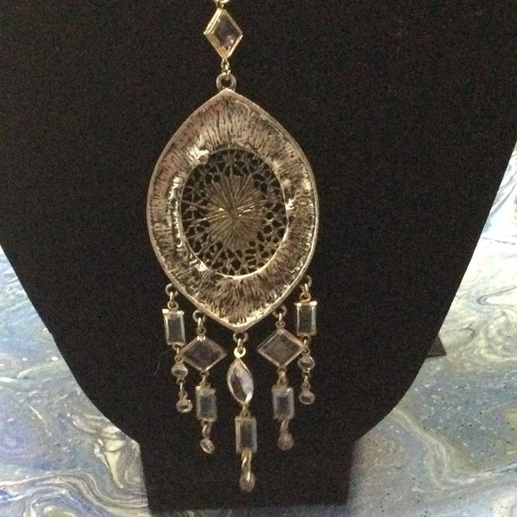 Bebe woman’s boho necklace antique gold - Picture 2 of 8